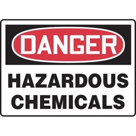 Accuform OSHA DANGER SAFETY SIGN HAZARDOUS FRMCHL092XP FRMCHL092XP